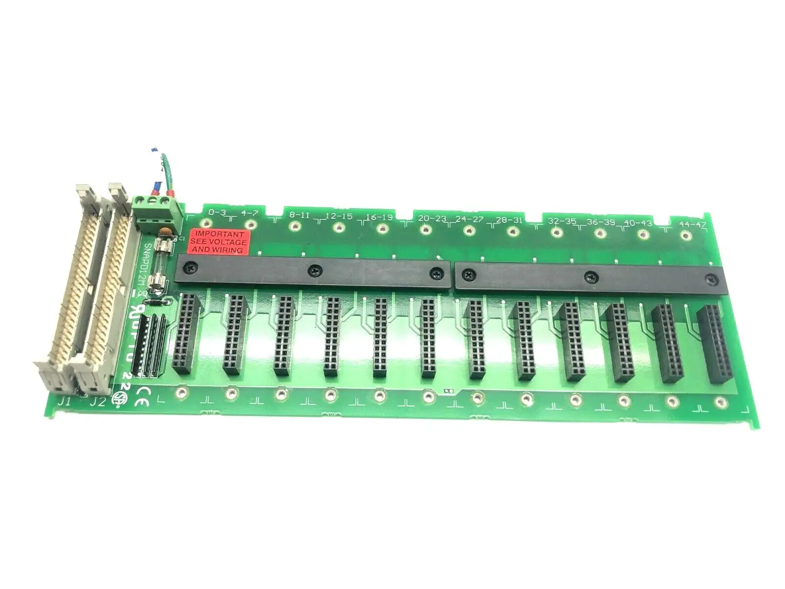 SNAPD12M | Opto 22  12 Slot Mounting Rack PCB - Used