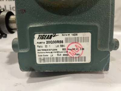 Dodge Tigear 2 20Q30R56 Gear Drive/Reducer 30:1 1HP 230/460V 3PH