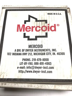 Mercoid Control DAW-33-153-4 Bourdon Tube Pressure Switch
