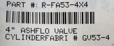NEW R-FA53-4X4 PNEUMATIC CYLINDER 4" GV53-4 RFA534X4