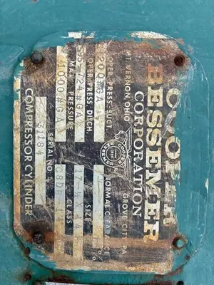 Cooper Bessemer 17.5” x 14” stroke C8DB-14 1000 # Cylinder SN 31184
