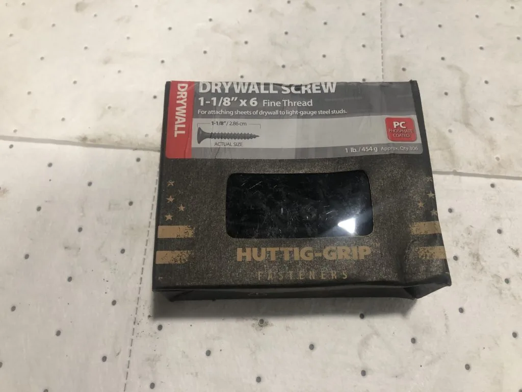 Huttig Grip HGS118FDW1 1 1/8” Drywall Screw 1 lb Fine Thread