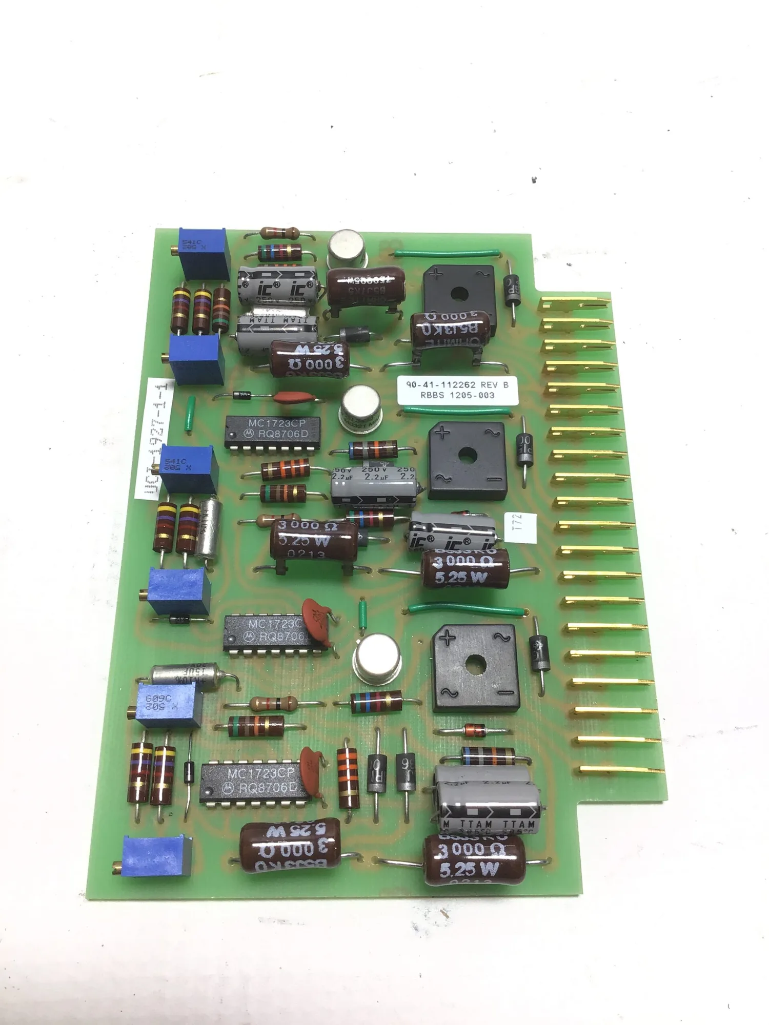 Cyberex UCI-1927-1-1/90-41-112262 Printed Circuit Sensor Board Assembly