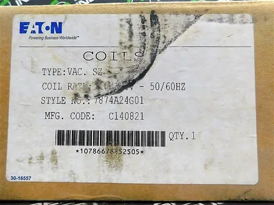 EATON 7874A24G01 Replacement Coil 110/120V 50/60 Hz V201