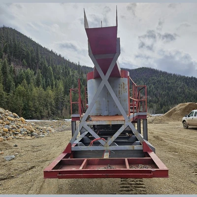 24in Wide x 22ft Long 4-Way Distribution Sluice