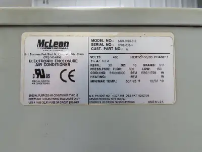 Used MCLEAN _UNKNOWN_ HVAC Parts and Equipment Indiana US | Arrow Industrial #633396