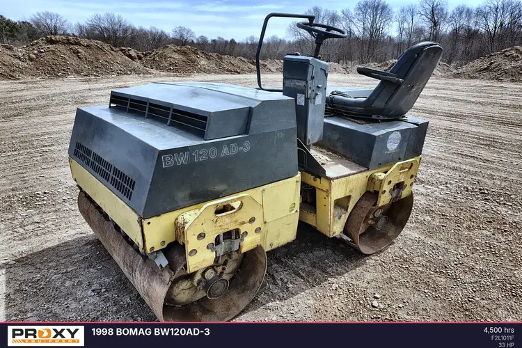 Used 1998 BOMAG BW120AD-3 Tandem Rollers New Jersey US | Proxy Equipment #1425964