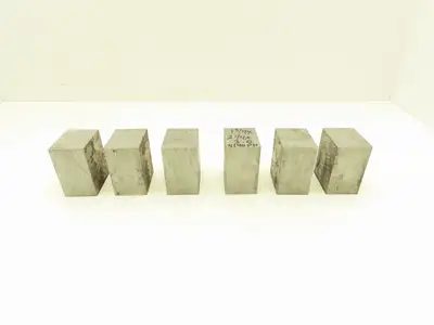 4140 PH Alloy Steel Flat Bar Stock 1-3/4"x 2-1/4"x 3"L  Lot of 6