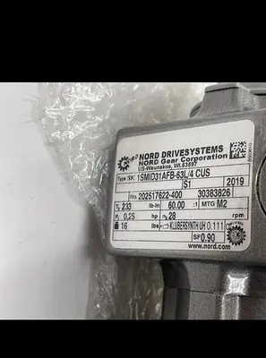 New | in-Stock NORD NORD SK63L/4CUS 0.25HP, 1SM1D31AFB-63L/4 CUS Misc Electrical & Power Parts | ND Industrial Surplus #1214704