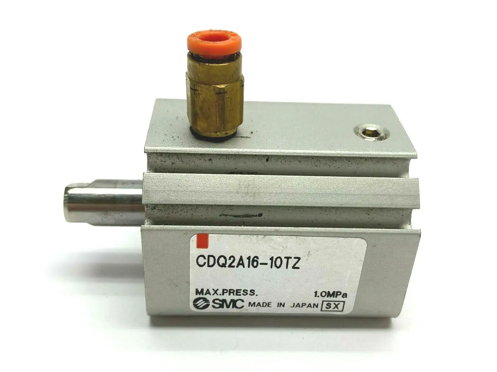 CDQ2A16-10TZ | SMC  Compact Pneumatic Cylinder Max Pressure 1.0MPa - Used