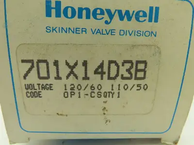 Honeywell Skinner 701X14D3B Solenoid Valve 2-Way NC 120V 35 PSI 1/4" NPT