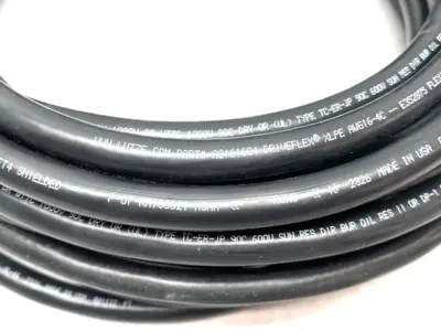 USED LUTZE DRIVEFLEX XLPE FLEXIBLE VFD CABLE TYPE RHW-2 SHIELDED