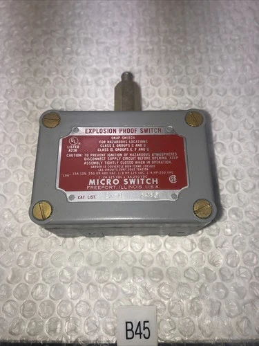 **MICRO SWITCH PREOWNED  EXQ-8436 EXPLOSION PROOF SWITCH #