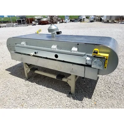 Used Metal Belt Conveyor - 33"w X 84"