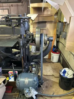 USED 1919 SEYBOLD DUAL HEAD DIE PRESS