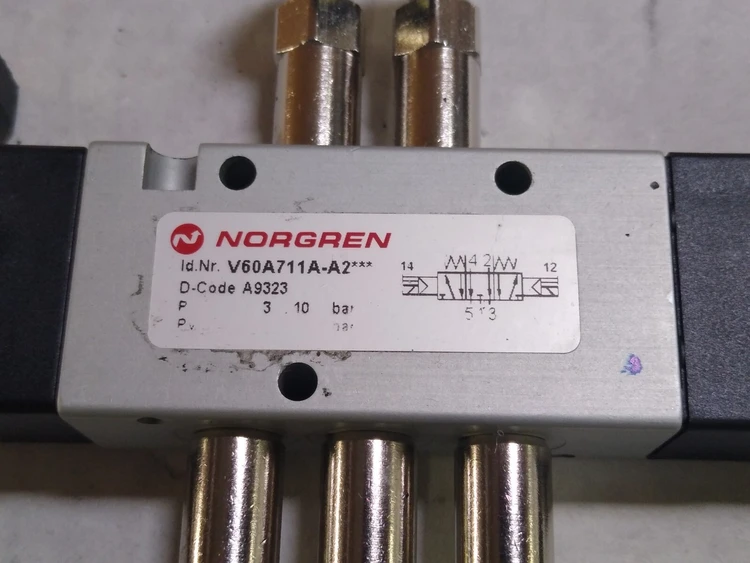 Used NORGREN V60A711A-A2 Misc Industrial Equipment Arizona US | ASSET CONVERSION SPECIALISTS, INC. #320111
