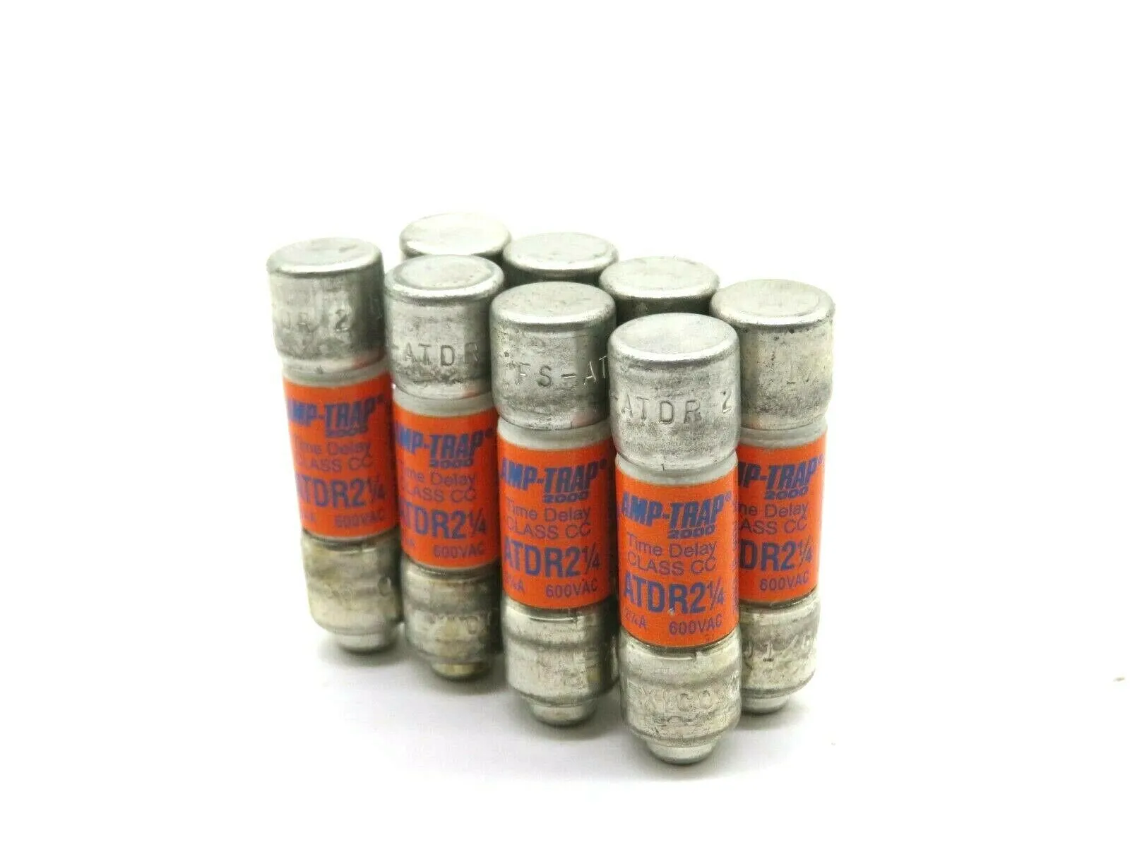 NEW LOT OF 8 FERRAZ SHAWMUT ATDR21/4 FUSE 2 1/4A ATDR214