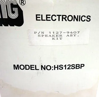 NEW MG ELECTRONICS HS12SBP
