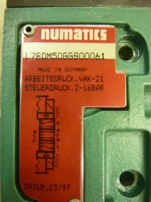 USED NUMATICS L78DM50GGS00061