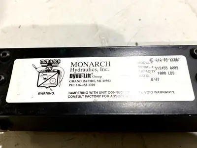 Used Monarch Dyna Lift 4E-A1A-08-XX007 Hydraulic Power Packs Michigan US | Maverick Industrial Sales #1397042