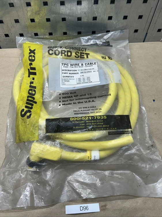 New | in-Stock SUPER TREX CM17D11F012 Miscellaneous Equipment (Electrical & Power) Indiana US | J&J Industrial Supply #495753