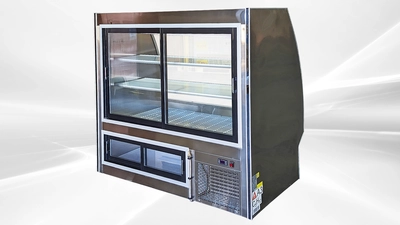 171-0313 60" Self Contained Full Service Seafood Meat Case Cooler