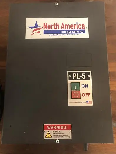 Used NORTH AMERICAN PL-5, 5 HP. ROTARY PHASE CONVERTER Phase Converters | Pruitt Machinery #716181