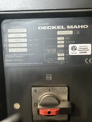 2012 DMG MORI DMF 260 Vertical Machining Centers | AMS Automation, Inc (7)