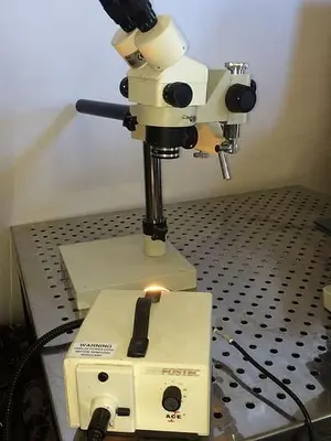NuLine Microscope w/ Fostec Fiber Optic Illuminator, & much More!