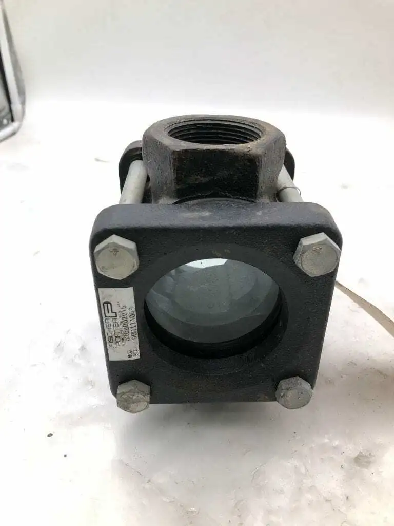 Fischer & Porter 820B002U16 1-1/2″ CI Sight Glass Pipe Fitting / Flow Indicator