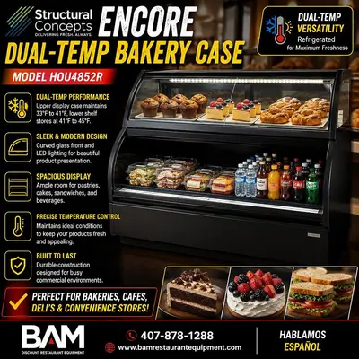 Used STRUCTURAL CONCEPTS ENCORE HOU4852R Bakery Equipment Florida US | BAM Discount Restaurant Equipment #1045780
