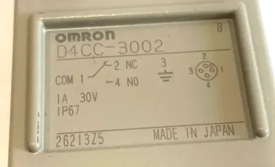 NEW OMRON D4CC-3002 LIMIT SWITCH D4CC3002