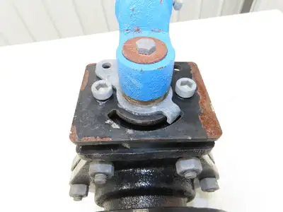 American Valve Flanged Full Port Ball Valve 3" Cast W/Lever 125S 200WOG Ser 4000