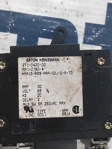 Used EATON HEINEMANN 271-0420-00 AM1-2780-4 Circuit Breakers | SMT Resource #484986