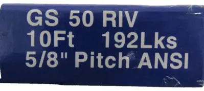 NEW GOLDSPEC GS-50-RIV ROLLER CHAIN 10FT GS50RIV