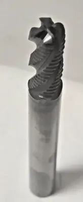 California Tool Solid Carbide 4 Fl End Mill Turbo Rougher .360x1x4 .100R C-10049