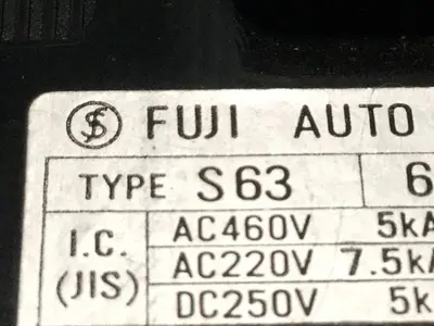 USED FUJI ELECTRIC S63-60