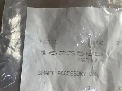 Waukesha Drive Shaft Accessory PN 1623508