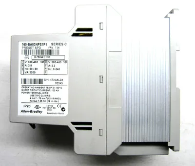 NEW ALLEN BRADLEY 160-BA03NPS1P1 SER. C SSC PRESET SPD 160BA03NPS1P1