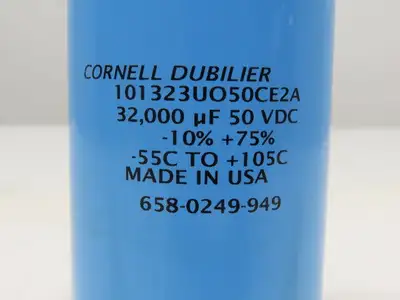 Cornell Dubilier 101323UO50CE2A 658-0249-949 Capacitor 32,000 uF 50 VDC