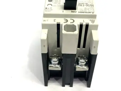 USED MITSUBISHI NO-FUSE CIRCUIT BREAKER 2-POLE
