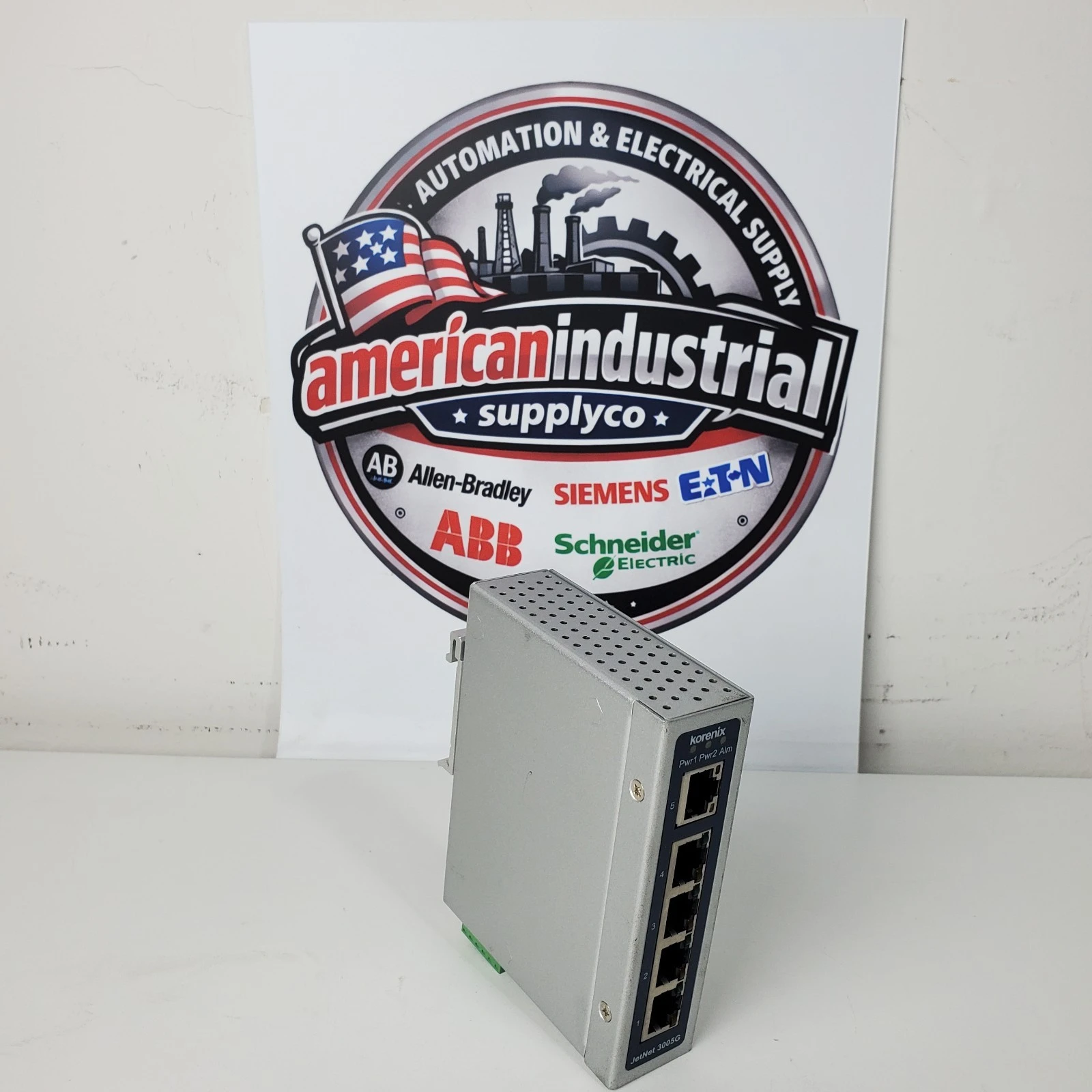 Used Korenix JETNET3005G PLC Ethernet Equipment California US | American Industrial Supply Co. #1377212