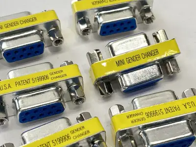USED PHOENIX CONTACT GENDER CHANGER 9-POSITION 1688722 LOT OF 9