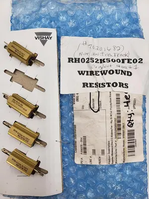 New | in-Stock VISHAY DALE VISHAY DALE RH0252K500FE02 WIREWOUND RESISTORS *NEW ORIGINAL PACKAGING** Misc Electrical & Power Parts | ND Industrial Surplus #1216826