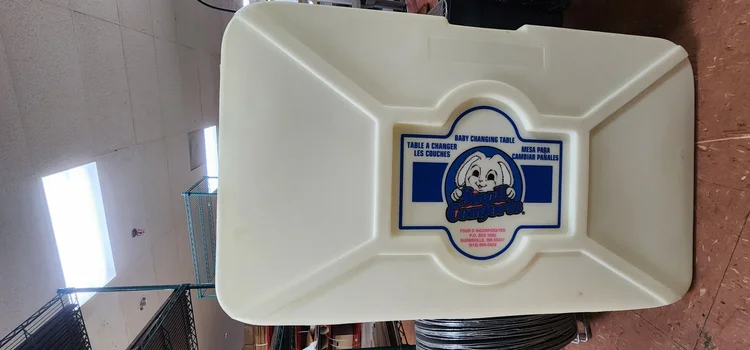 Used Falcon Restaurant Supply Used Small Comforts Commercial Baby Diaper Changing Table Wall Mount Restaurant Front of House Furnishings Illinois US | Falcon Restaurant Supply #1376538