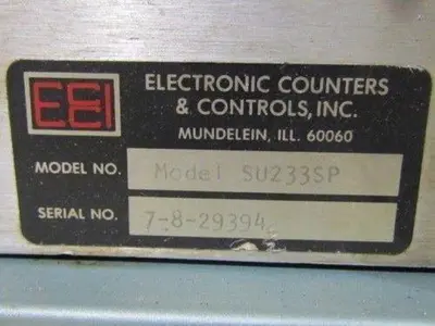 CCI Electric Counters & Controls SU233SP