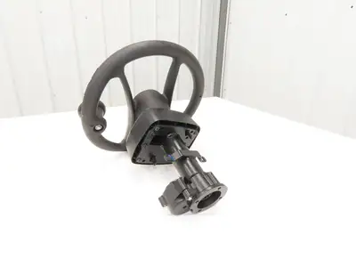 Hyster 8808585 Forklift Steering Wheel & Bracket Assembly Removed From E80XN