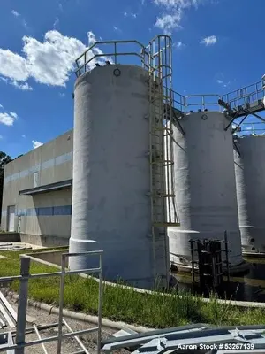 30,000 Gallon Fiberglass Storage Tank | Unused Augusta FRP Industrial Vessel