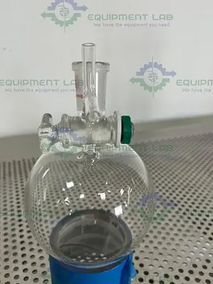 USED SIGMA ALDRICH 1000 ML SOLVENT STORAGE FLASK 24/40 W/ 4 MM PTFE STOPCOCK STOPCOCK