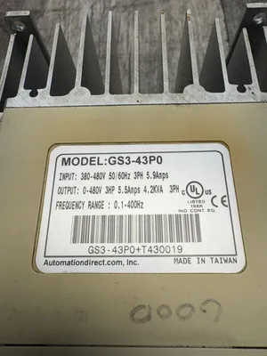 AUTOMATION DIRECT GS3-43P0 Electrical/PLC/Automation | ESS Industrial Equipment Sales (8)